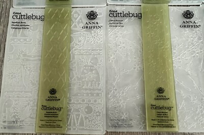 Cricut Cuttlebug Anna Griffin エンボスフォルダー Cricut Cuttlebug Anna Griffin 4.5x5.5” Embossing Folder Border Lot