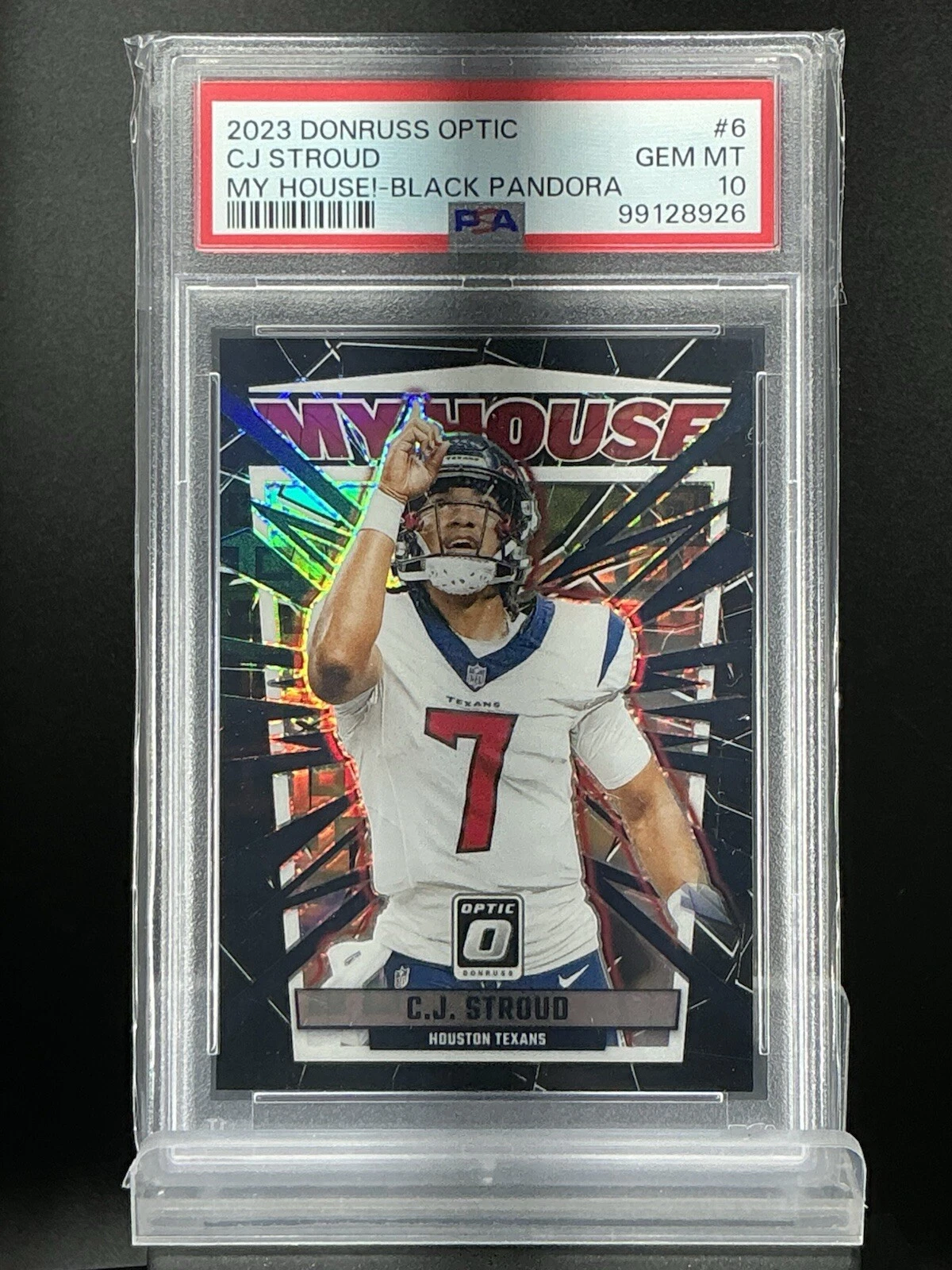 CJ Stroud Panini Donruss Optic My House! #6 Black Pandora