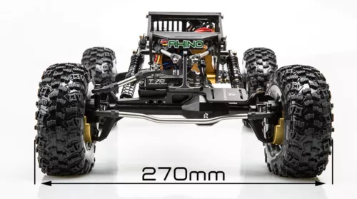 Rhino RC W1 RTR Chassis 317mm 1/10 Shafty Crawler Rig MOZA 1.9 Tires Brass Wheel - Picture 12 of 21