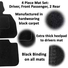 Car Mats Tailored Rubber For Seat Arona 2017+ – All-Weather, Heavy Duty, Anti-Slip With Clips Floor Seat