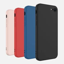 Shockproof iPhone 7/8/SE Case- Premium Liquid Silicone Cover+ HD Glass Protector