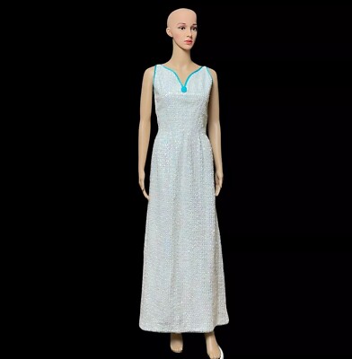 60s Elegance Paris Iridescent Sequin Gown Prom Wedding Evening Dress Vtg Couture | eBay 60s Elegance Paris Iridescent Sequin Gown Prom Wedding Evening Dress Vtg Couture | eBay