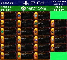 Diablo 3 PS4 - Xbox One - 22x Gemme Modded PRIMAL - con danni, congelamento e altro...