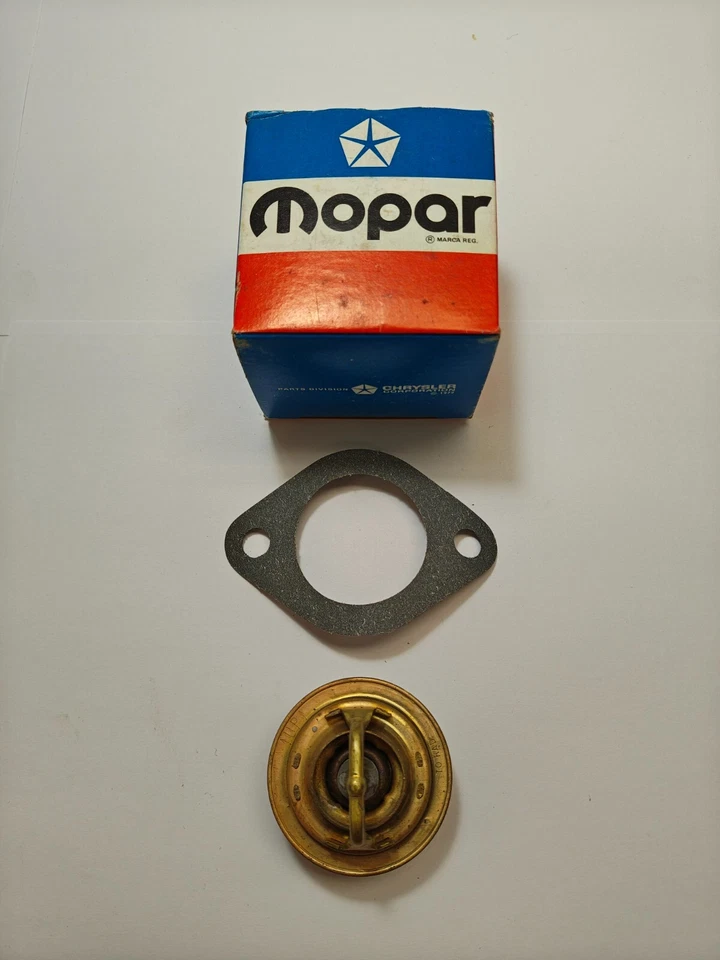 Chrysler Dodge 1960-1967 160 grados termostato con junta 6 cilindros 3514174 nuevo en stock Foto 3 de 4