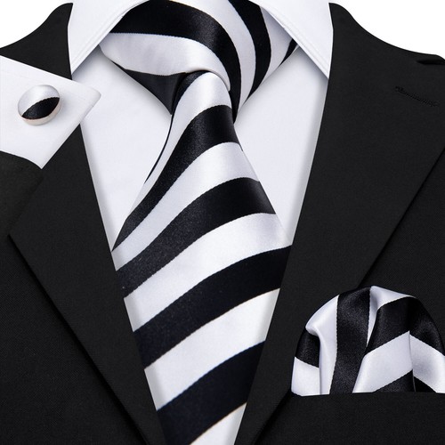 Herren Krawatte Klassisch Hochzeit Krawatte und Einstecktuch Manschettenknöpfe Set Paisley - Bild 18 von 253