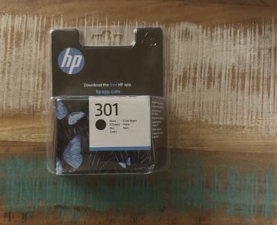 HP 301 Original Black Ink Cartridge for HP Deskjet, HP ENVY, HP Photosmart