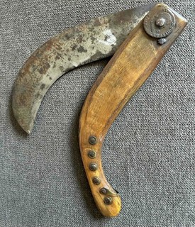 NAVAJA RONCOLA ESPAÑOLA ANTIGUA VINTAGE NAVAJA