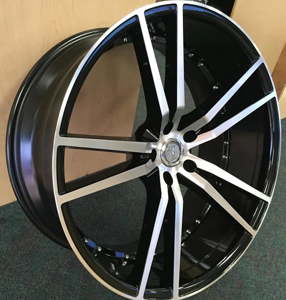 Rueda 20" Velocity VW20-M 🔥 20X8,5 +35 5X112 🔥 Llanta mecanizada negra C.B 66,6 ✅ Foto 2 de 4