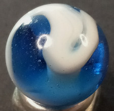 Vintage CAC Christensen Agate Slag Marble .60" Mint Condition 126.076