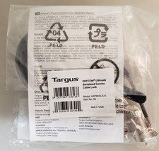 Targus ASP96GLX-S Defcon Ultimate Serialized Combo Cable Lock NEW SEALED 