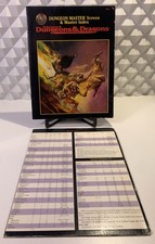 Dungeon Master Screen Master Index Accessory TSR Dungeons Dragons 9504 1995