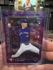 2025 Topps Update Series - Braydon Fisher #US89 Purple Rainbow Foil /250 (RC)