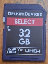 Delkin Devices Select 32GB UHS-I SDHC SD Card
