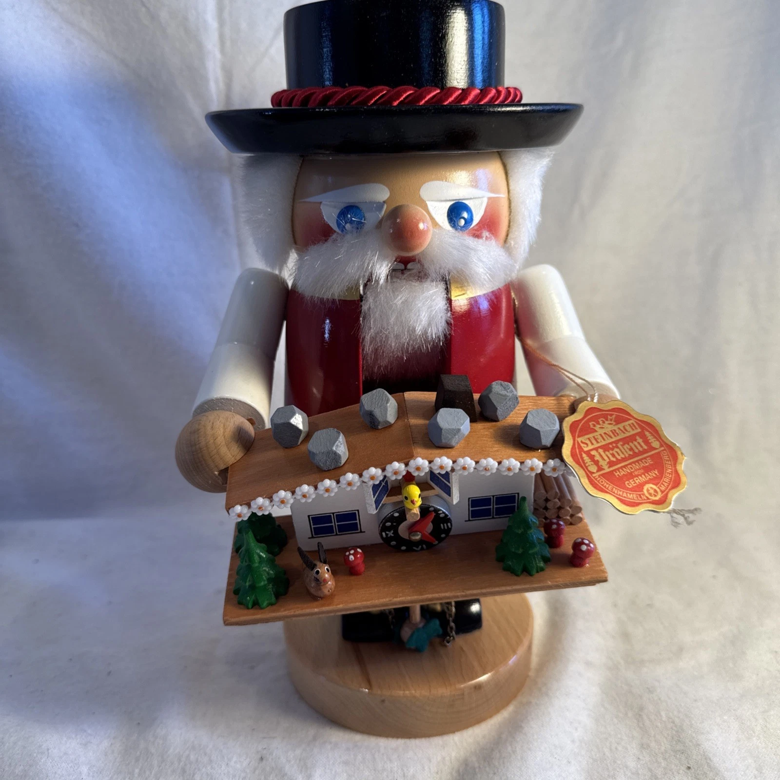 Vintage STEINBACH Nutcracker BLACK FORESTER HAND MADE IN GERMANY 9.5” S1511 Tag