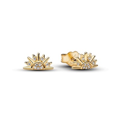Pandora Ohrringe 264627C01 Himmlisch Funkelnde Sonne Ohrringe 14k Vergoldung