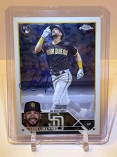 2023 Topps Chrome Luis Liberato Auto Base Rookie Autograph #RA-LL Padres RC