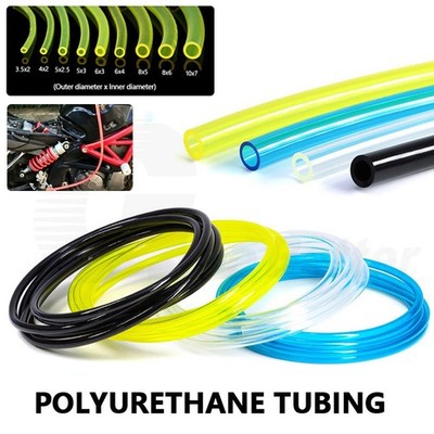 PU Polyurethane Flexible Fuel Tube Air Petrol Diesel Oil Line Hose Pipe Tubing