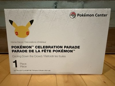 New Pokemon Center 25th Celebration Parade Cooling Down the Crowd Figure Statue