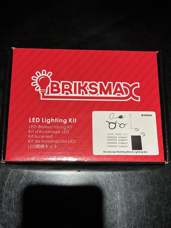 Briksmax LED Lighting Kit for LEGO Streetscape Building Block Set BXS004