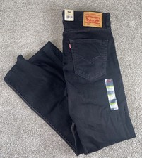 Levi s 510 Skinny Flex Jeans Black Mens 30x30 Skater Y2K Preppy Skating Cotton