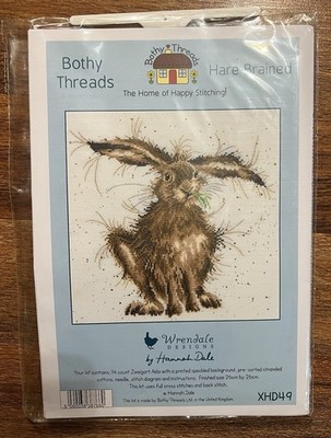 Bothy Threads Counted Cross Stitch Kit HARE BRAINED XHD49 By Hannah Dale