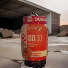Dymatize ISO100 Hydrolyzed Whey Protein Isolate Dunkin' Glazed Donut 21.5 oz