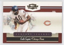 2007 Donruss Threads Century Legends Gale Sayers #CL-5 HOF 0y5