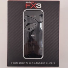 BabylissPRO FX3 Professional High-Torque Clipper Black Attachments FXX3CB