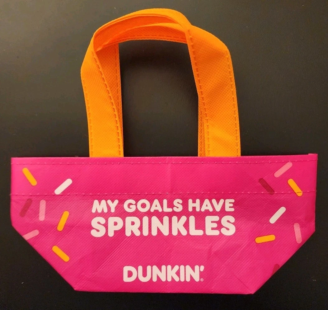 DUNKIN' DONUTS キャラクターハンカチ　レア Dunkin' Donuts Pink Original Coffee & Tea Merchandise