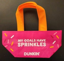2026 Dunkin Donuts Mini Tote Bag My Goals Hav...