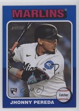 2024 Topps Heritage High Number SP Dark Blue Border Jhonny Pereda #719 19yg