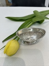 Antike Saliere Gewürzschale 925er Silber, England, Salz Schale