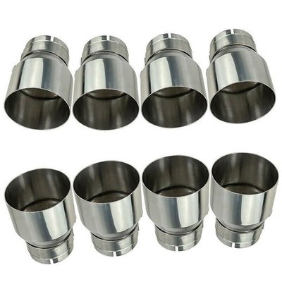 4x Inlet 2.75 in 70mm Car Muffler Exhaust Tips Set For BMW M2 F87 M3 F80 M4 F82