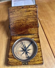 Authentic Models Lewis And Clark Compass New in Box
