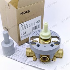 Moen S3371 3/4 Inch Brass IPS Connection Exacttemp Thermostatic Valve With Stops