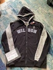 NWT FISLL WNBA A’ja Wilson Las Vegas Aces #22 Black & Gray Hoodie Women’s Sz L