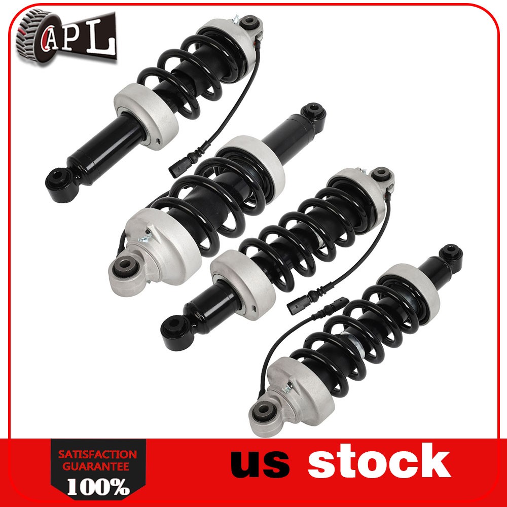 For Audi R8 V8 V10 2007-15 4PCS Front Rear Air Shock Strut Assys  Ride