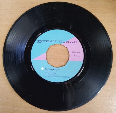Duran Duran - Save A Prayer/Hold Back The Rain 7'' Record EMI 5327
