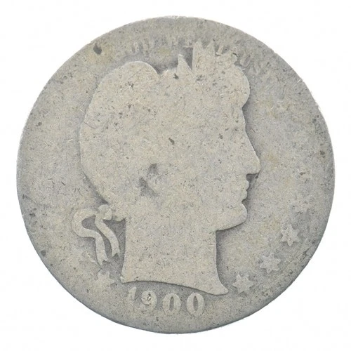 BETTER 1900-O Liberty Barber 90% Silver US Quarter *134