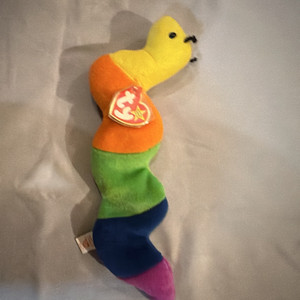 Ty Beanie Babies Inch Caterpillar Plush Multicolor Vintage 1995