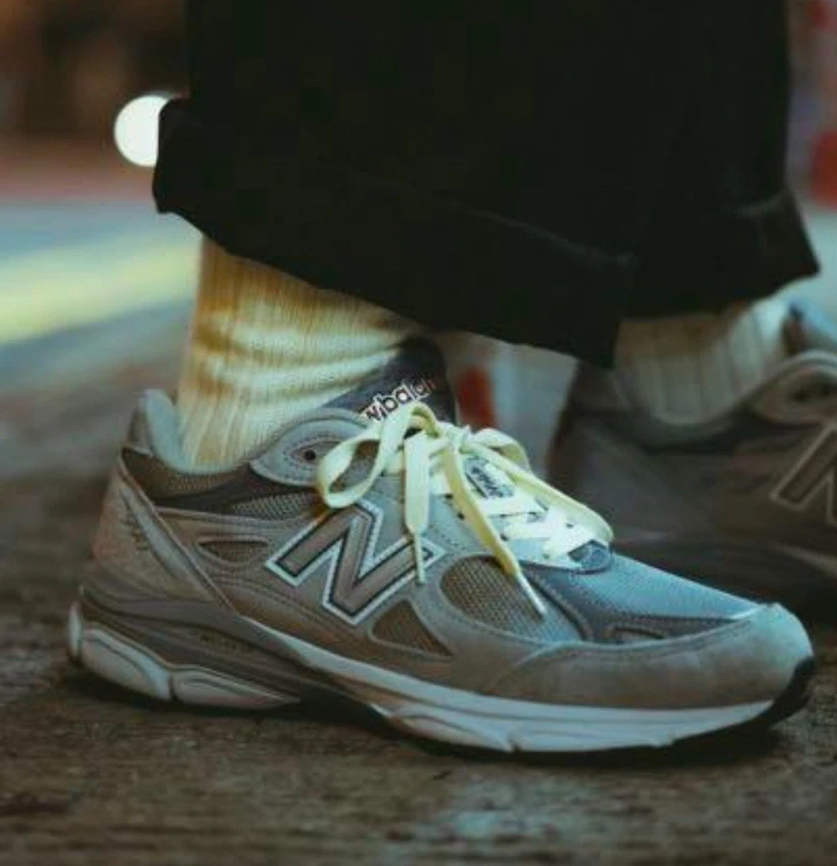 Zapatillas deportivas New Balance 990 v3 para hombre hechas en EE. UU. M990GY3 M990BS3 Foto 2 de 4