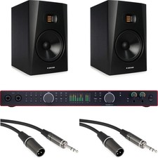 Focusrite Scarlett 18i20 Fourth Generation USB Audio Interface and ADAM Audio