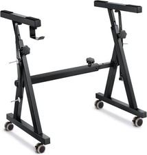 Keyboard Stand, Z-style Heavy-Duty Piano Stand, Adjustable and Portable Piano