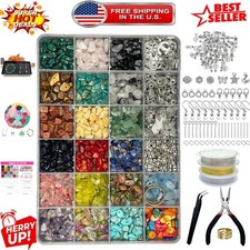 Comprehensive 1587 PCS Jewelry-Making Kit: Colorful Beads  Pliers for Crafters