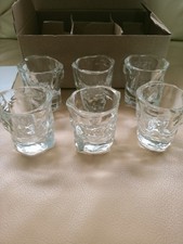 Branca Brancamenta 6 BICCHIERI  CON SCATOLA BAR VINTAGE PUBBLICITA' COLLEZIONE 