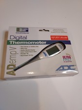 8 Secs fast read AD Oral Rectal Body LCD Digital Thermometer Adult Kid flex tip