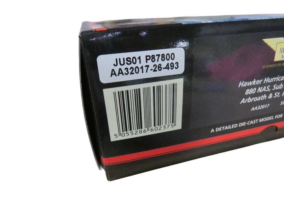 Corgi Aviation Archive 1941 Hawker Hurricane 1B-W9220 AA32017 1.72 Scale - NEW - Image 4 of 4