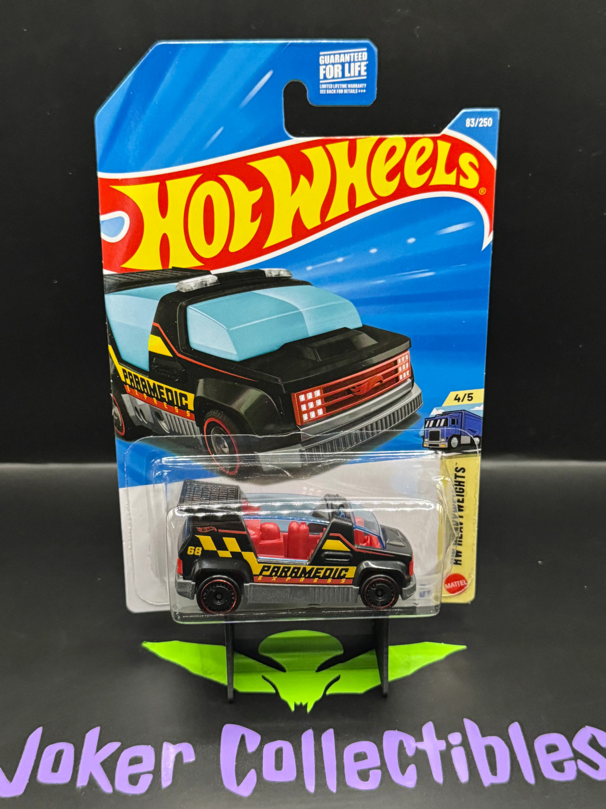 Hot Wheels 2026 Black Paramedic Rapid Pulse 83/250 HW Heavy Weights 4/5 D Case