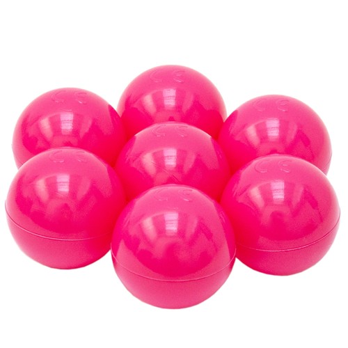 50 Bälle für Bällebad 5,5 cm Babybälle Plastikbälle Baby Balls Spielbälle Pink - Bild 7 von 10