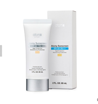 Atomy beige sun cream sunscreen SPF50 PA++++ face protection 60ml